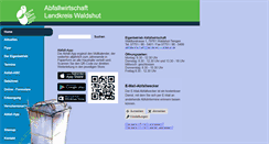 Desktop Screenshot of abfall-landkreis-waldshut.de